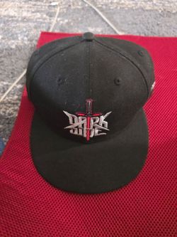 Dark Side Embroidered Black Snapback Hat