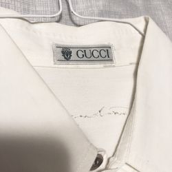 Old School Gucci Button Up Size 15.2 = Medium