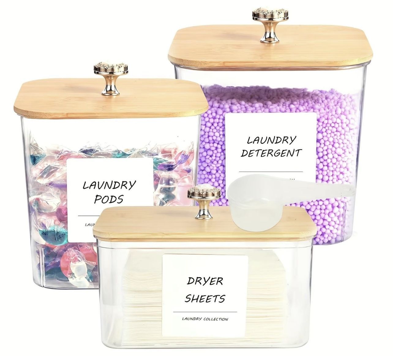 Laundry Room Detergent Storage Container