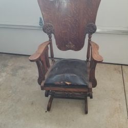 Antique Platform Rocking Chair