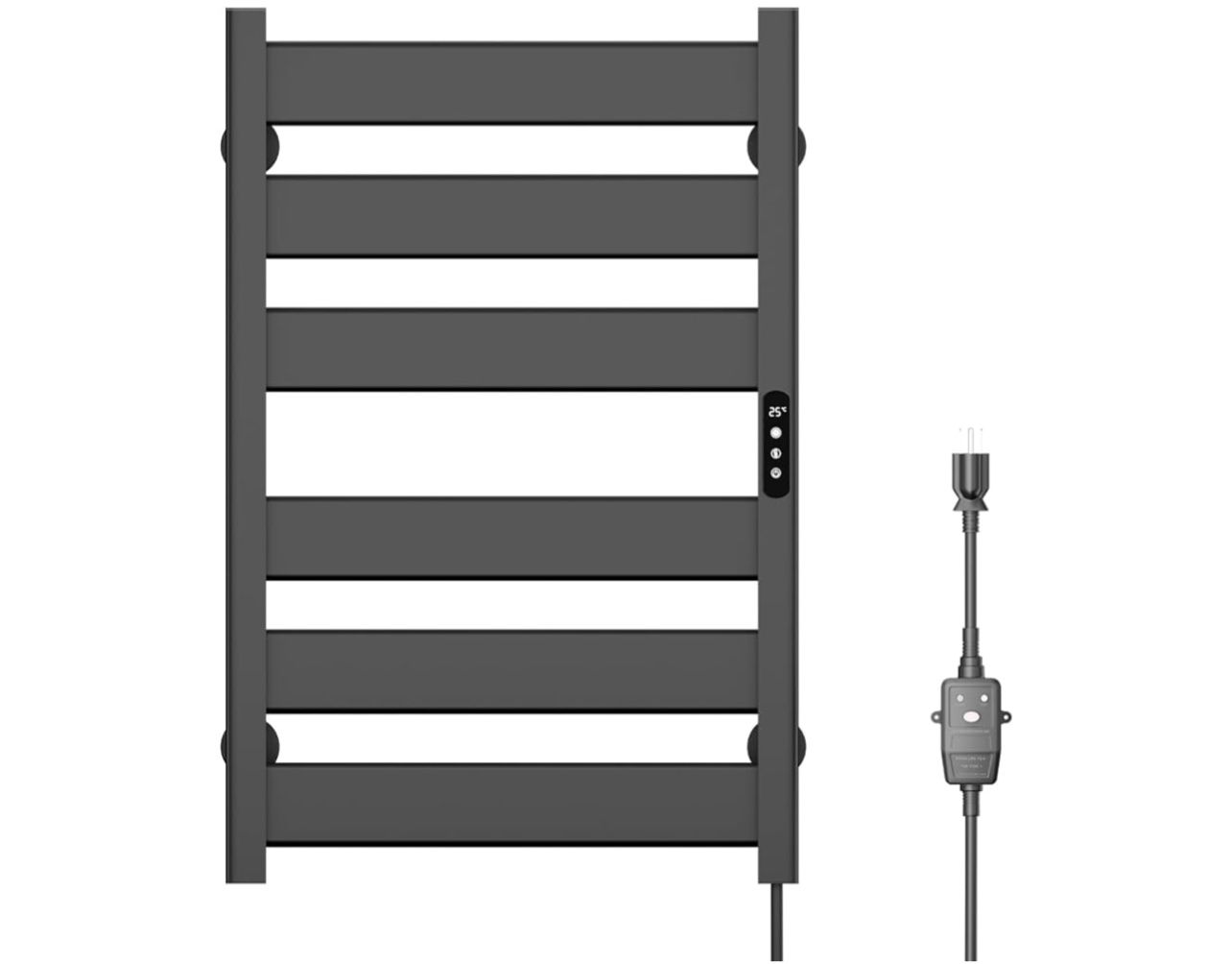 Brand New In The Box- Towel Warmer Rack 6 Bars Towel Warmer Wall Mounted with Timer & Temperature Adjustments Electric Heated Towel Drying Racks for