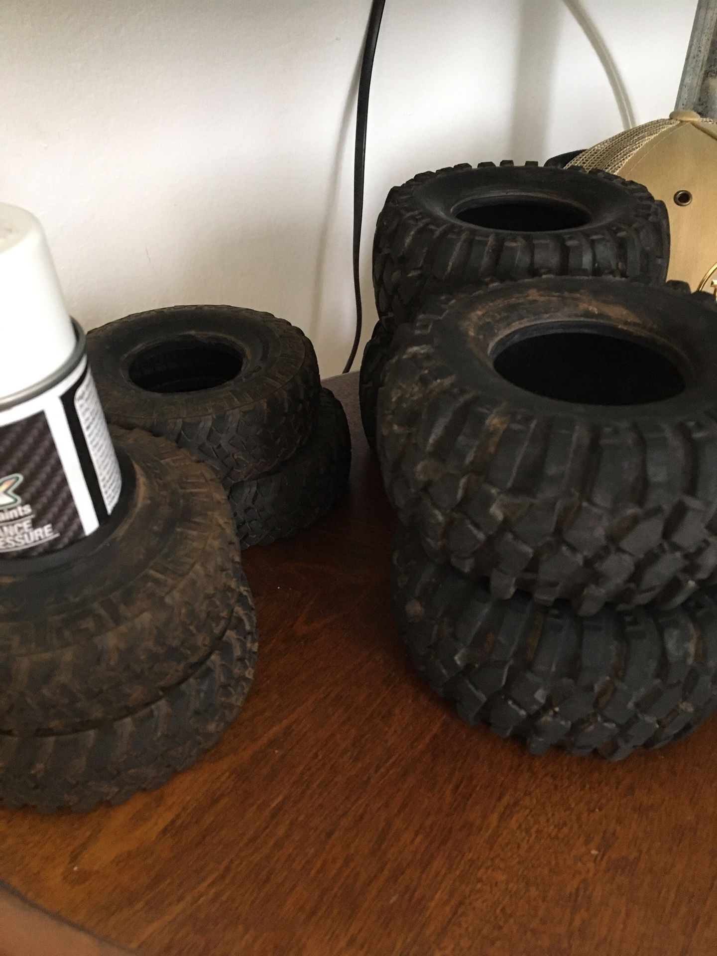 Rc tires 1.9 and 2.2 mud boggers 40$ 20 each