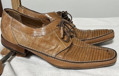 MEZLAN Platinum Dress Shoes 