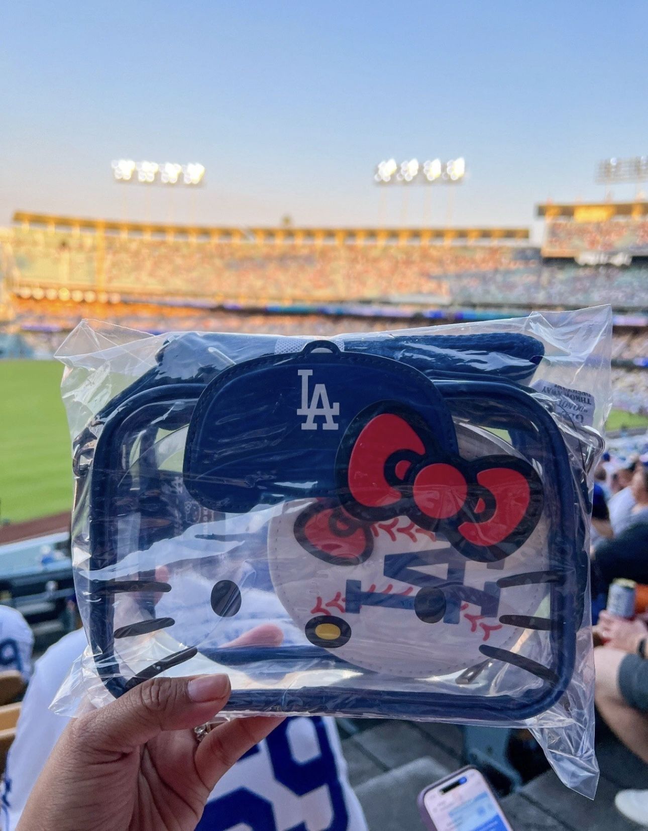 Hello Kitty x LA Dodgers Limited Edition Crossbody Bag