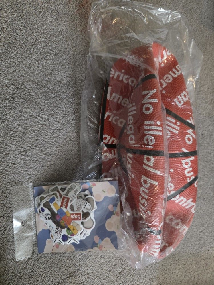 Basket Ball New With Supreme Sticker