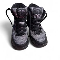 The North Face purple and black winter boots