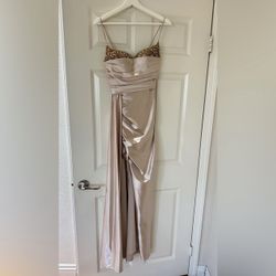 Bridesmaid Champagne Dress