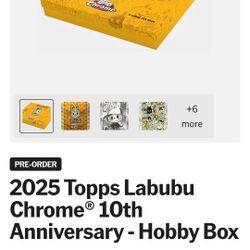 Labubu Topps Chrome Hobby Box