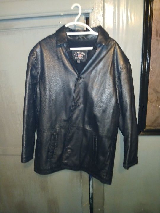 Polo leather jacket size large