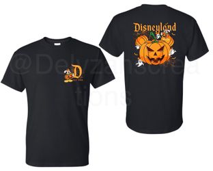 Halloween Black Disney Pumpkin Shirt