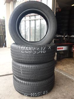 205/55/16 usada por 155 las 4