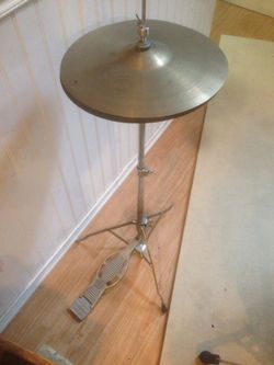 60s Ludwig zilidgen high hat