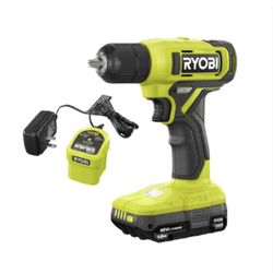 New Other Ryobi One+ 18V Cordless 3/8" Drill/Driver W/ 1.5Ah Battery & Charger