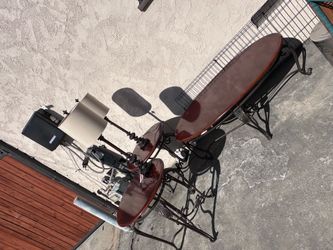 Table set for living room and 2 lamps