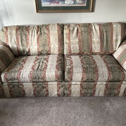Matching sofa and loveseat, set treated with guardian stain protection
