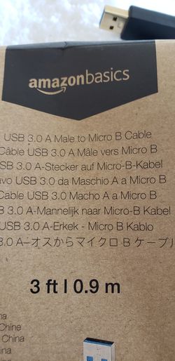 Usb 3.0 A to mirco B cable