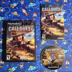 Call Of Duty A Big Red One Complete CIB Sony PlayStation 2 PS2 (see Pics) Tested Works!!