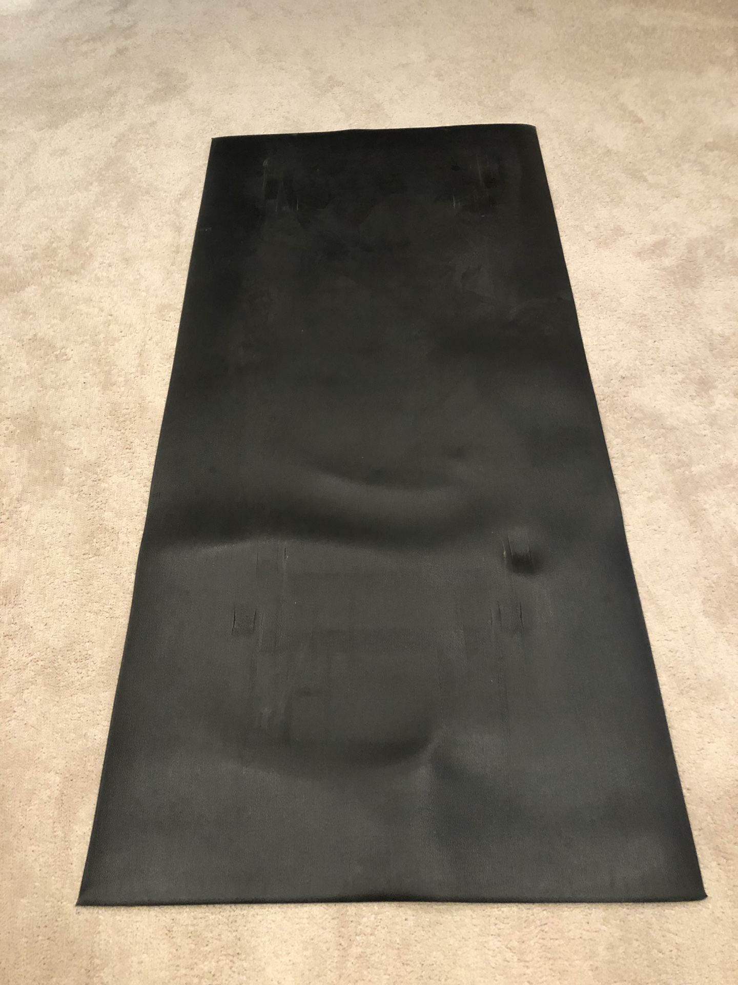 Exercise machine mats