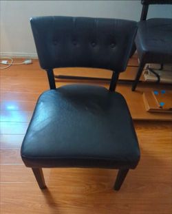 Dark brown chairs
