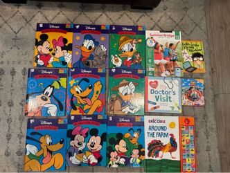 14 Books (Kindergarten Disney Mickey Mouse Books and etc