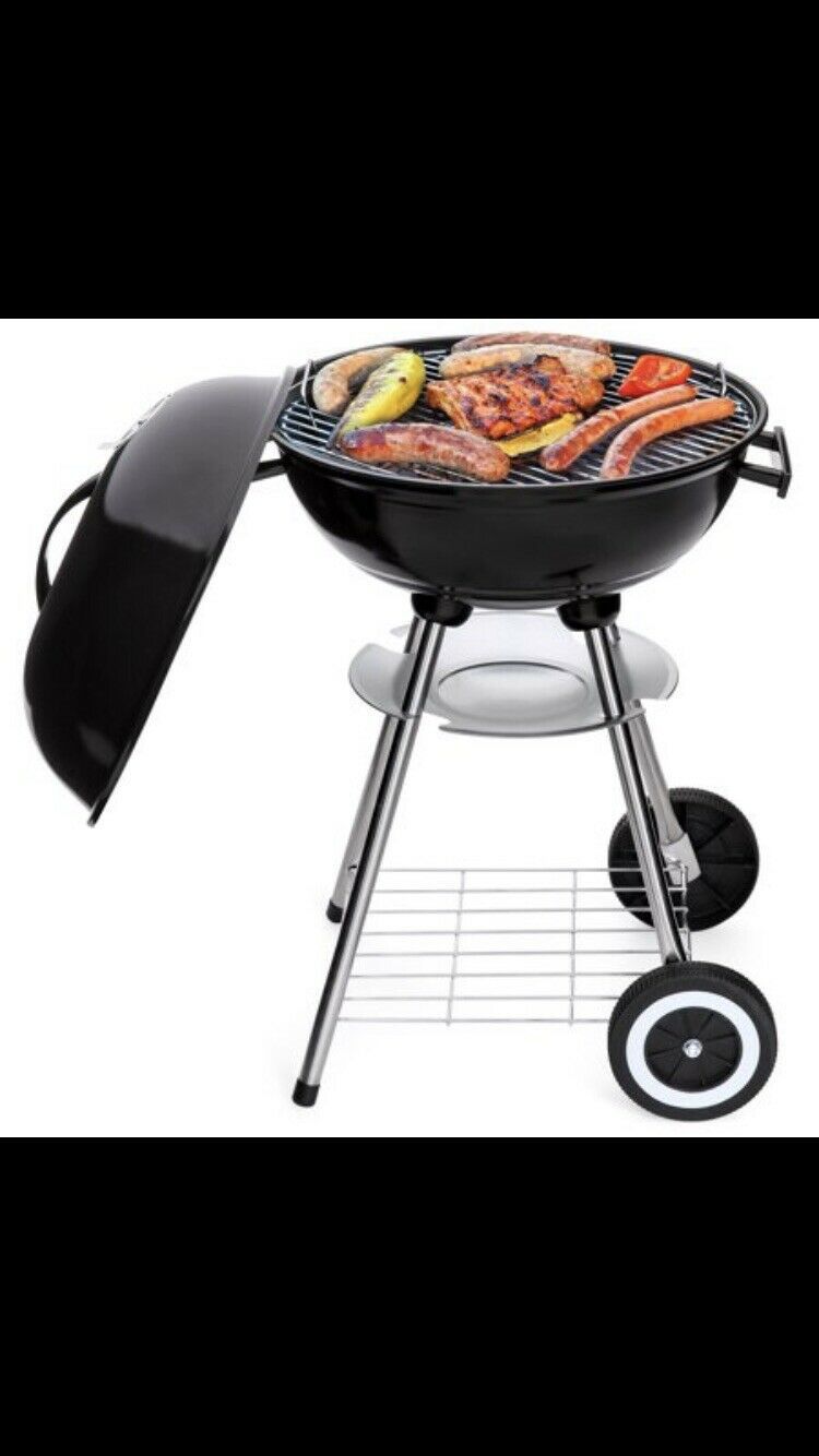 18-inch Portable Steel BBQ Grill For Outdoor Garden Backyard