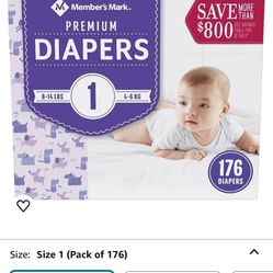 Diapers Size 1.