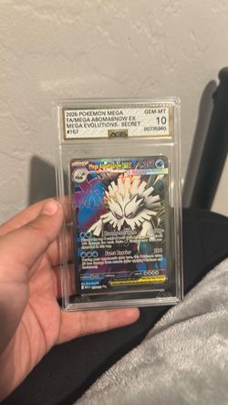 Mega Abomasnow EX Secret Rare AGS Graded 10
