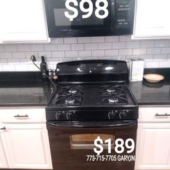 Black Stove Hot Water Heater Furnace 24" Stove Fridge Refrigerator Stainless Steel Dryer Washer Electric Furnace 
