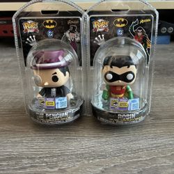Comic Con Clamshell Batman Funko Pop Bundle 