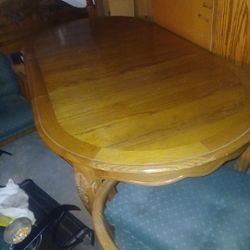 Solid Oak Dining Table