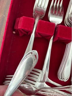 Vintage silverware set