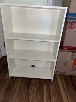 3 shelf book case