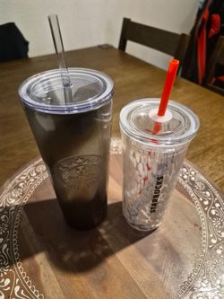 2 New starbucks cups
