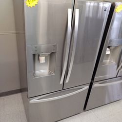 KENMORE FRENCH DOOR 25.5 CB FT WATER AND ICE MAKER ITEM