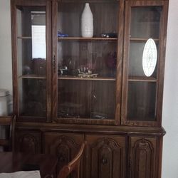 Vintage China Cabinet Hutch