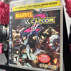 🔥 Marvel vs. Capcom 2 (PlayStation 3, PS3 2012) RARE MINT CONDITION FAST SHIP