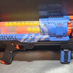 Nerf Rival Artemis XVII-3000 Team Blue Ball Blaster Toy - Exciting High-Powered Foam Dart Action