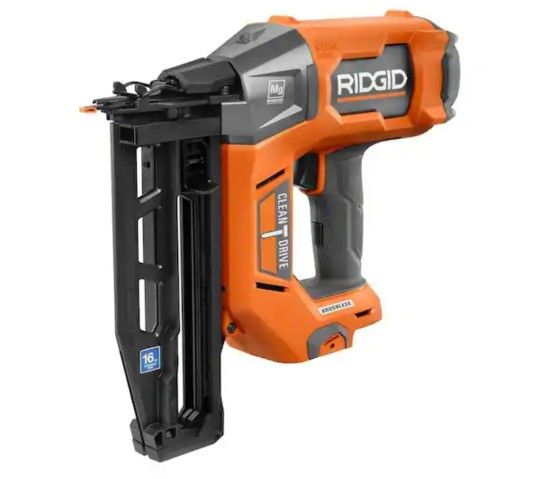 Ridgid R09893B 18V Brushless 2-1/2" Straight Finish Nailer (Tool Only) Brand New