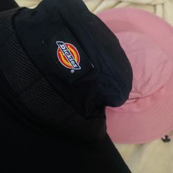 Dickies(Glacier View Boonie Black Bucket Hat(Pink&Black)