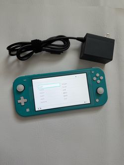 Nintendo Switch Lite Turquoise Console with Charger