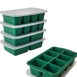 MIU Silicone Freezer Trays with Lids, 5-pack, Assorted Colors