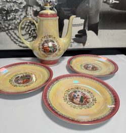 Vintage GDR Porcelain Coffee/Tea Set – Made in Germany – 4 Pieces