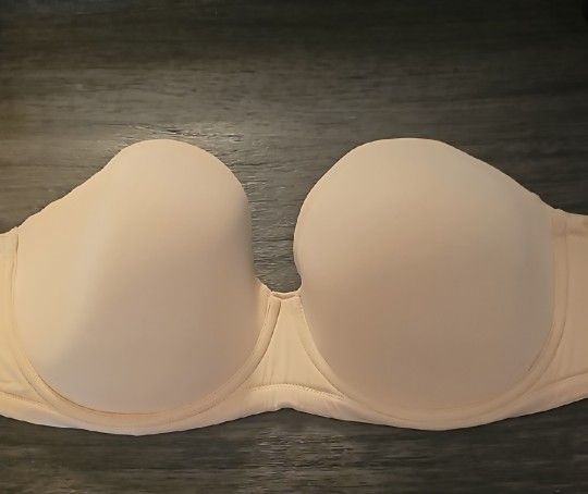 Seamless Strapless Bra- Beige