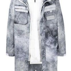 COOL Nike Jordan 23 ENGINEERED Printed Parka Brand New Size L