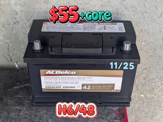 Car Battery Group Size 48/H6