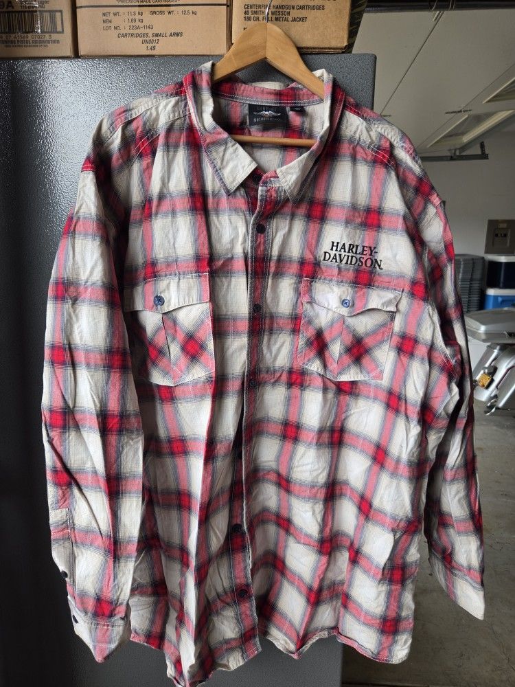 Harley Davidson Button Up