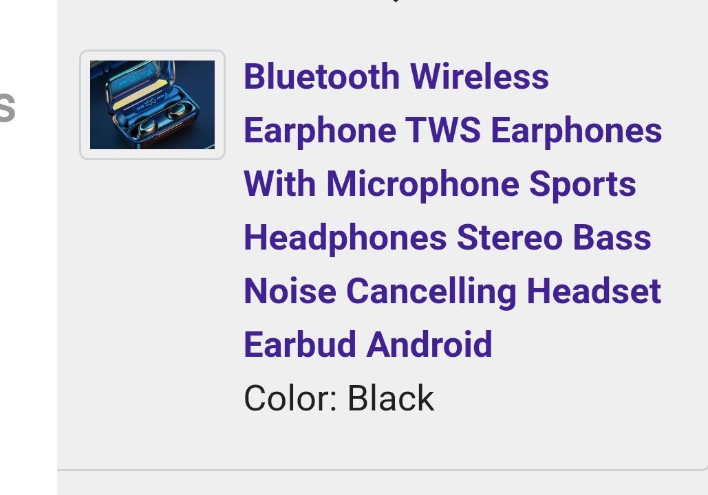 BrandNew Wireless Bluetooth Earbuds By TWS