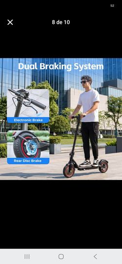 Electric scooter 500 watts 10 inches tires 3 speed