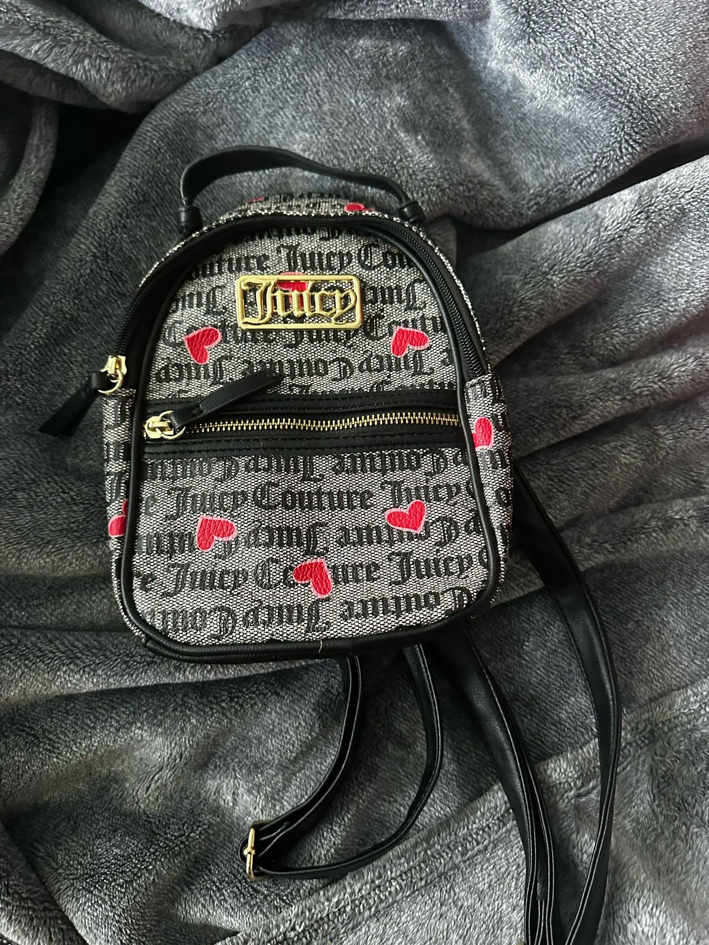 Black Juicy Mini Backpack
