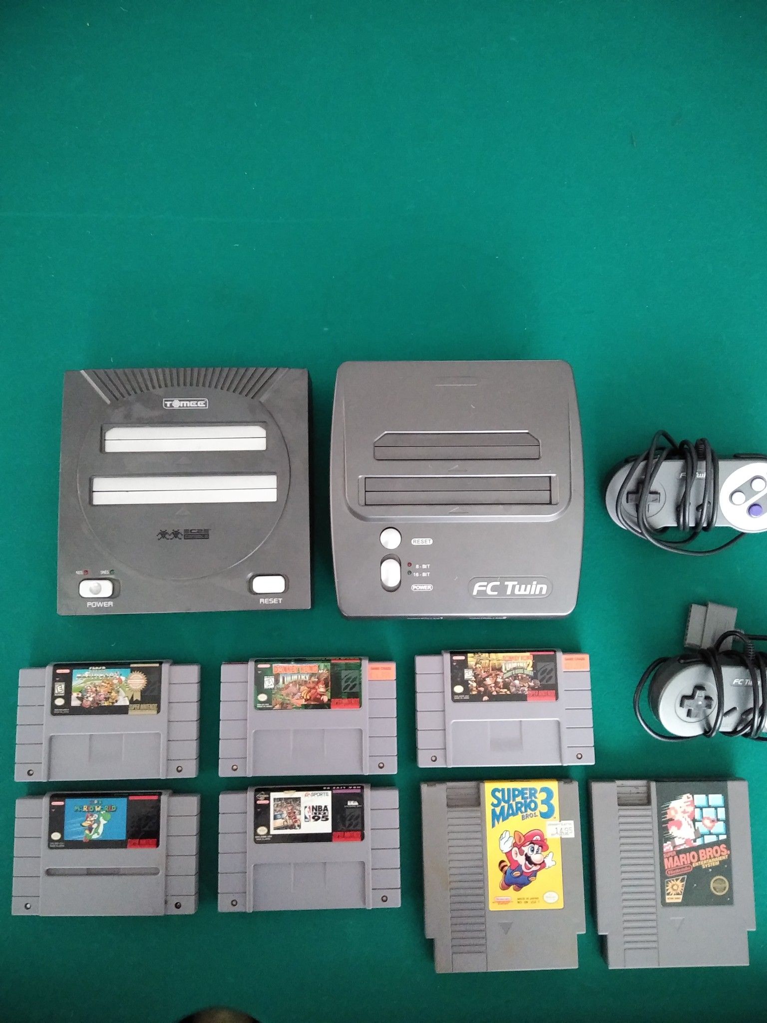 Super Nintendo in Nintendo consoles with games